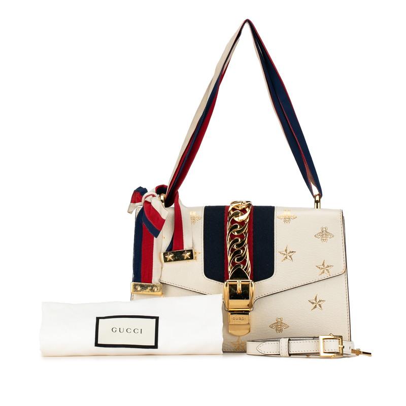 GUCCI グッチ シルヴィ スモール ビー&スター シェリーライン GUCCI グッチ シルヴィ スモール ビー&スター シェリーライン