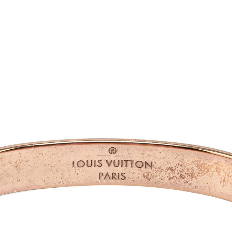 LOUIS VUITTON ルイ ヴィトン カフ ナノグラム バングル LOUIS VUITTON ルイ ヴィトン カフ ナノグラム バングル