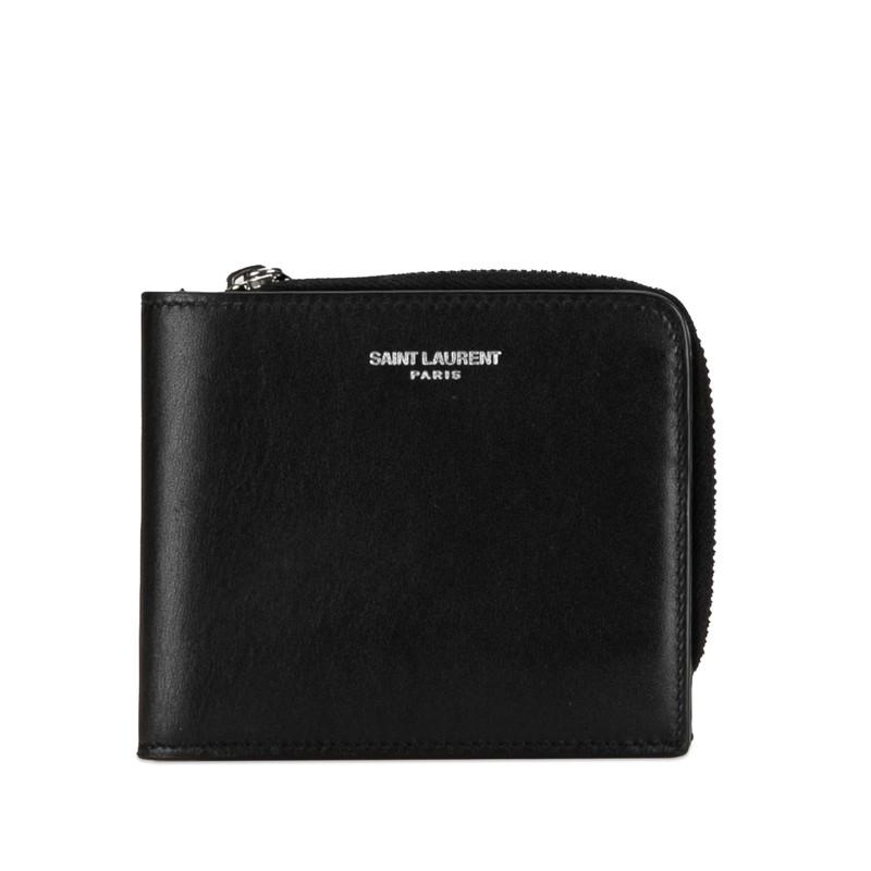 SAINT LAURENT 二つ折り財布 イースト/ウェストジップウォレット ASUS サンローラン イーストウエスト ジップウォレット L字