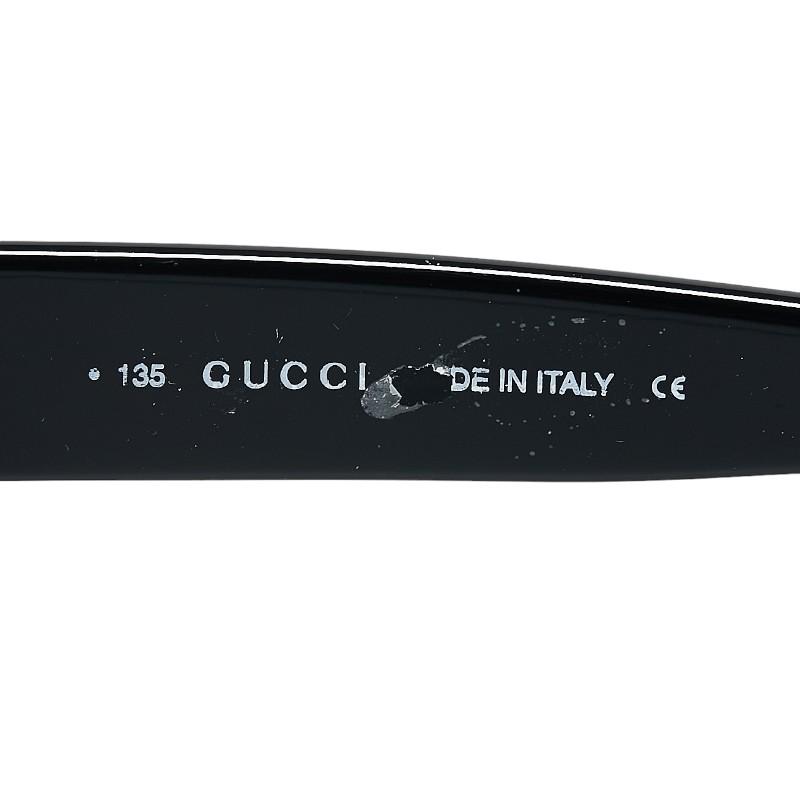 GUCCI（グッチ） オーバル サングラス GG2417 ブラック ブルー