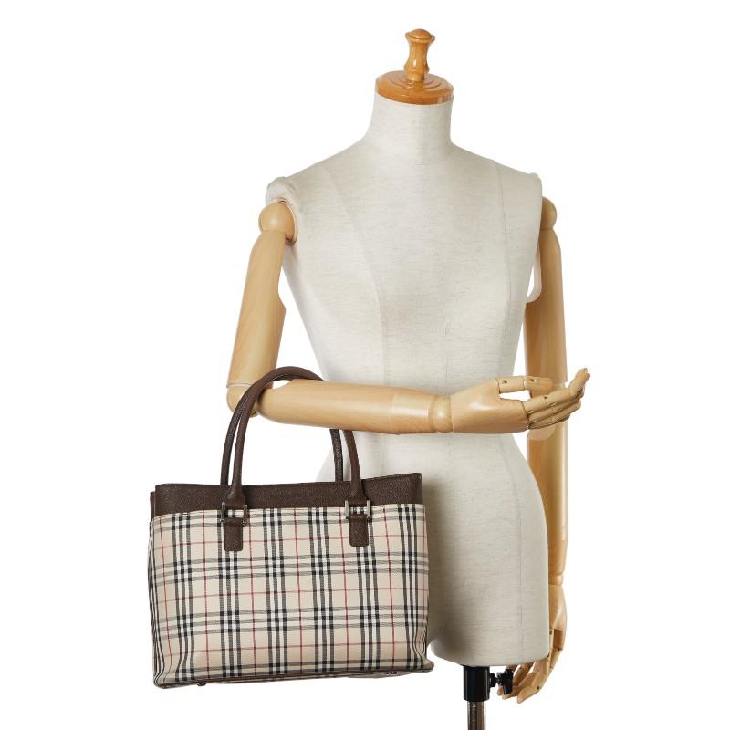 バーバリー ノバチェック ハンドバッグ トートバッグ ベージュ  
