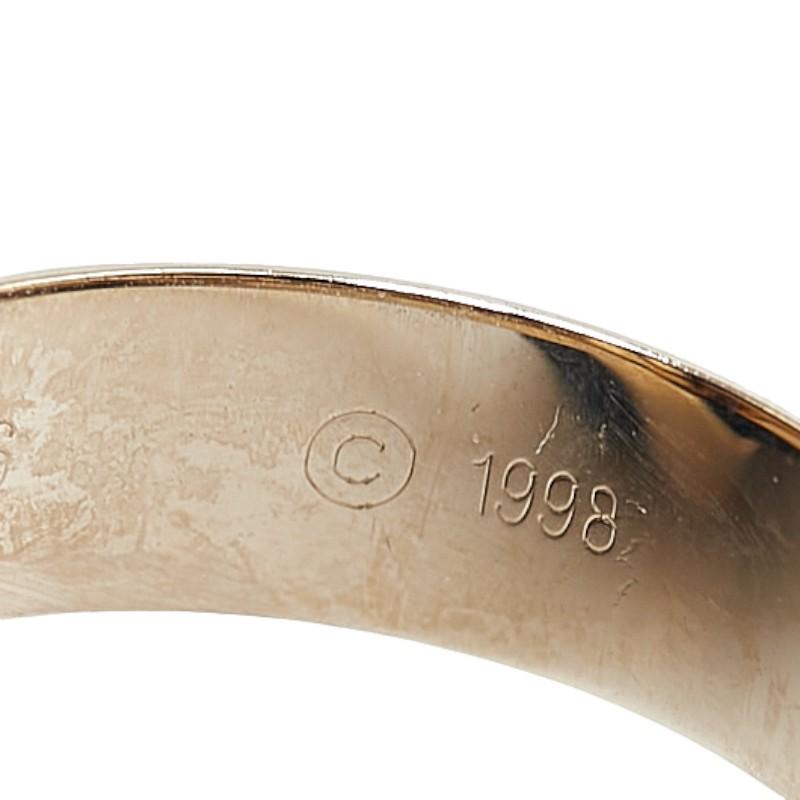 Cartier カルティエ トリニティ リング 指輪 #46 K18YG イエロー