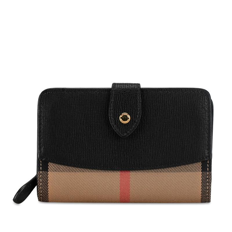 BURBERRY バーバリー メガチェック 二つ折り財布 ラウンドファスナー  