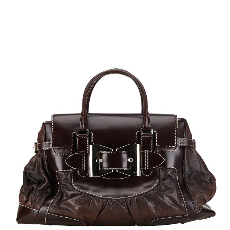 GUCCI（グッチ） クイーン ハンドバッグ トートバッグ 189881 ブラウン 