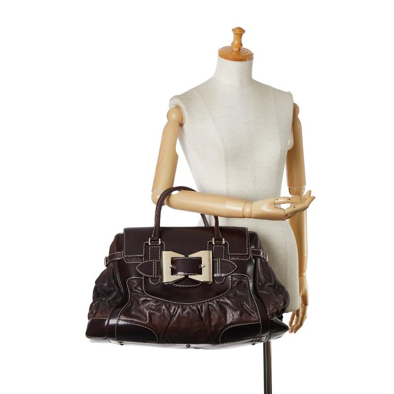 GUCCI（グッチ） クイーン ハンドバッグ トートバッグ 189881 ブラウン 