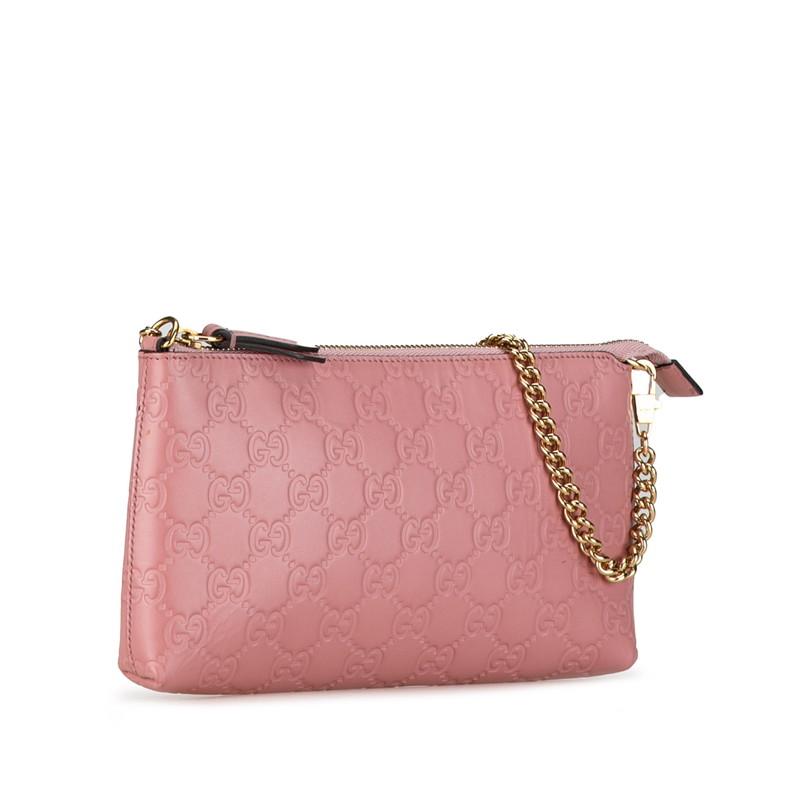 GUCCI グッチ グッチシマ シグネチャー リストウォレット チェーン 