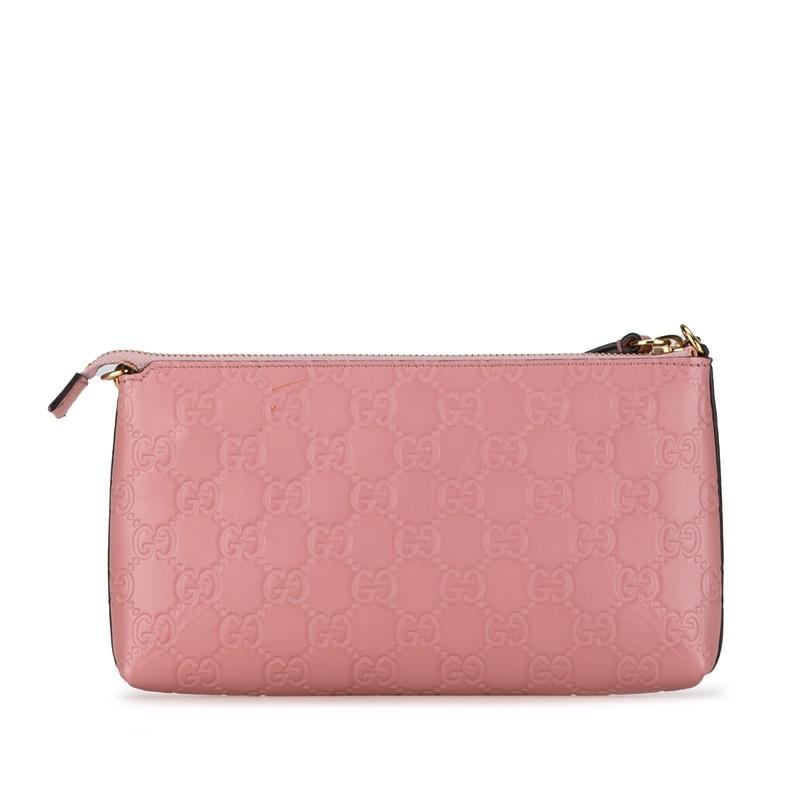 グッチ リストウオレット GUCCI（グッチ） グッチシマ シグネチャー リストウォレット チェーン