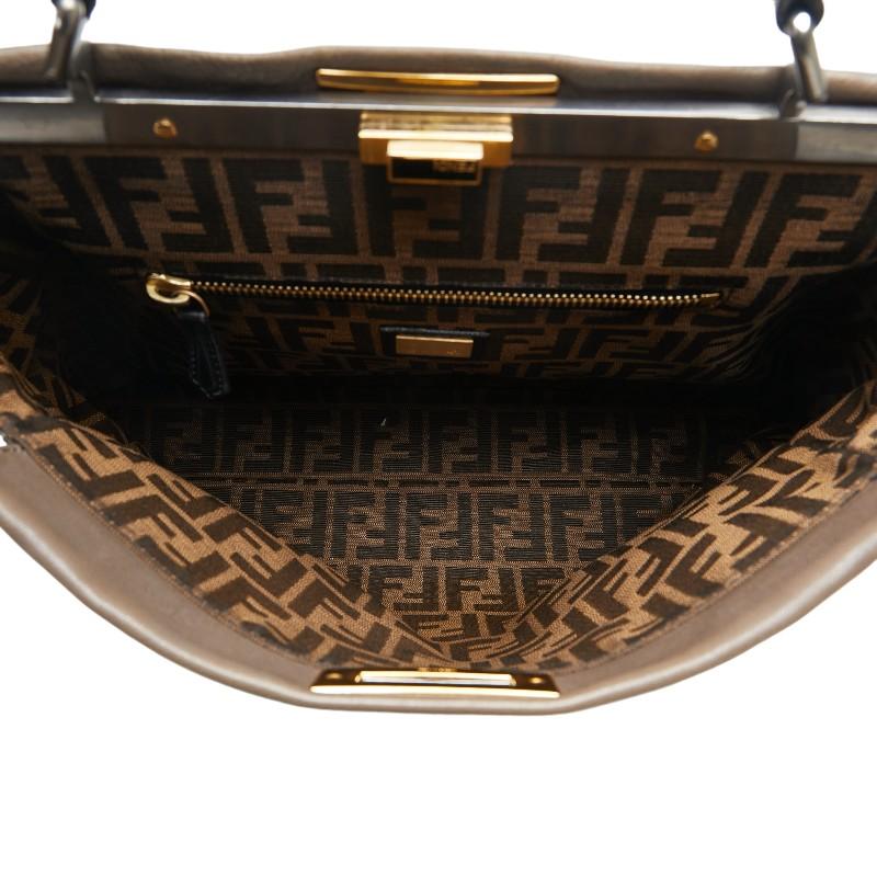 FENDI フェンディ ピーカブー ズッカ ハンドバッグ ショルダーバッグ 