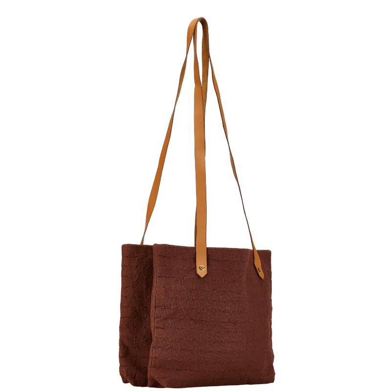 HERMES/エルメス カバ40 ショルダートートバッグ ブラウン系 HERMES/エルメス カバ40 ショルダートートバッグ ブラウン系
