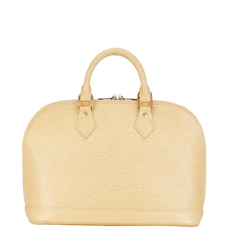 【美品】ルイヴィトン アルマPM エピ ハンドバッグ イエロー カデナ 南京錠 LOUIS VUITTON（ルイ・ヴィトン） ルイ ヴィトン エピ アルマPM