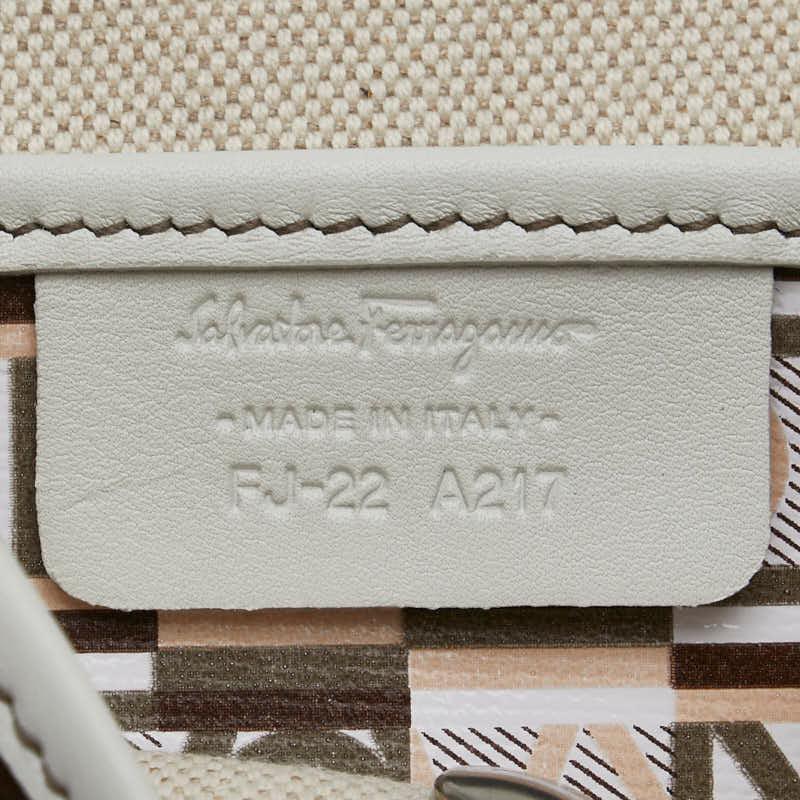 サルヴァトーレフェラガモ 総柄 ワンショルダーバッグ ハンドバッグ FJ  