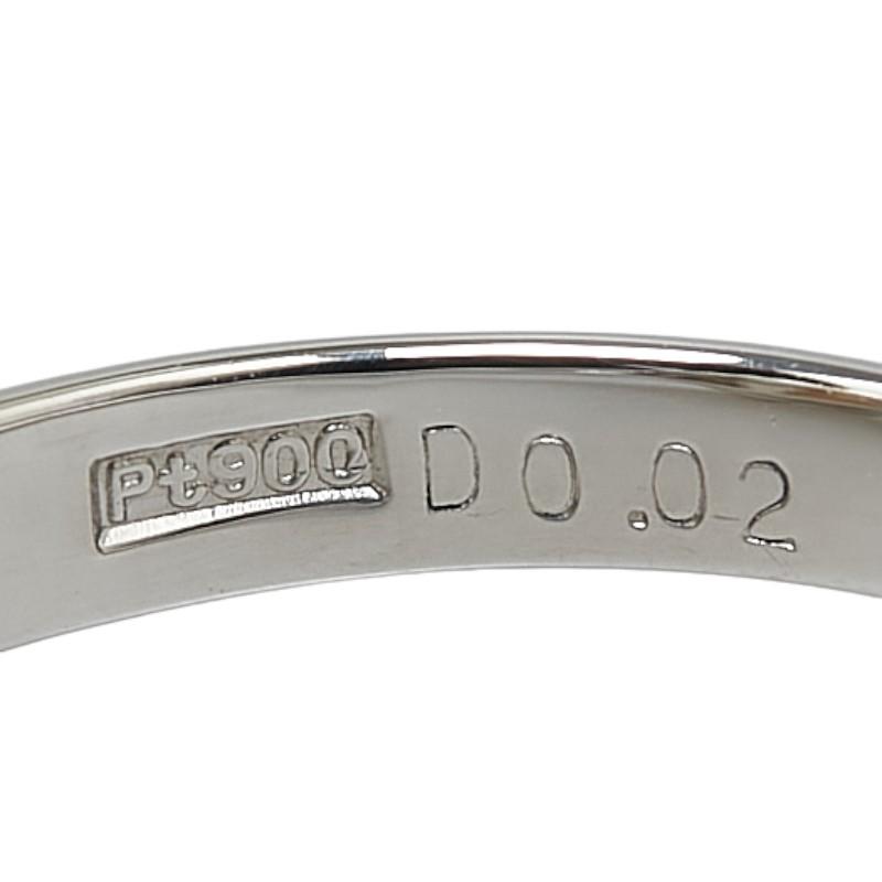 Pt900 プラチナ パール3.8mm ダイヤ0.02ct リング 指輪 Pt900 プラチナ パール3.8mm ダイヤ0.02ct リング 指輪