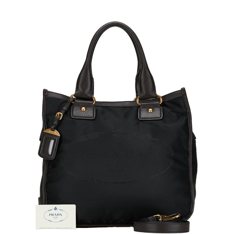 本日限定価格！　PRADA プラダ　スポーツ　★ 正規品　トートバッグ　黒 プラダスポーツ/トートバッグ/黒/ナイロンの買取実績【ブラン