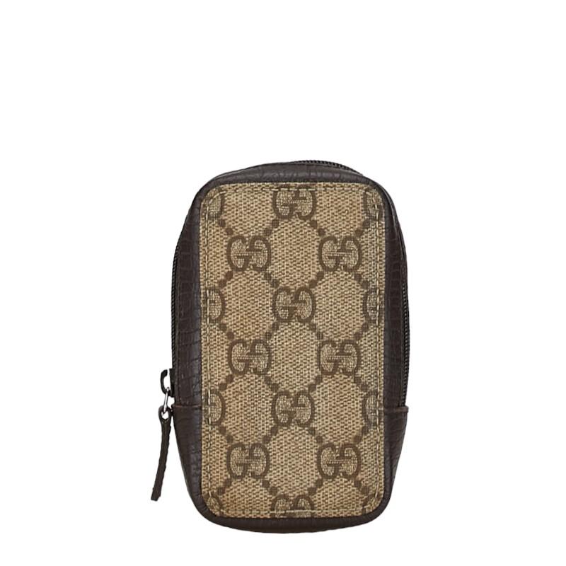 GUCCI グッチ GGスプリーム ポーチ シガレットケース 115262 ベージュ  