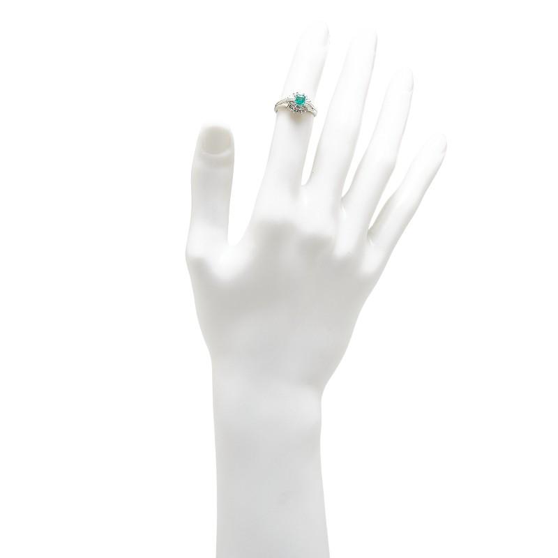 Pt850 ダイヤモンド0.34ct リング 指輪
