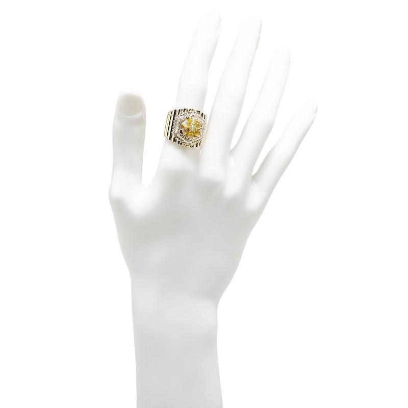 K18 ゴールド Pt900 プラチナ コンビ キャッツアイ0.88ct ダイヤ1.96ct 
