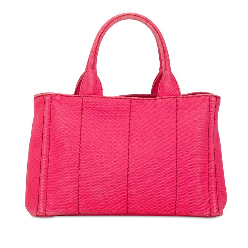 PRADA プラダ カナパ ミニ ハンドバッグ トートバッグ 1BG439 ピンク 