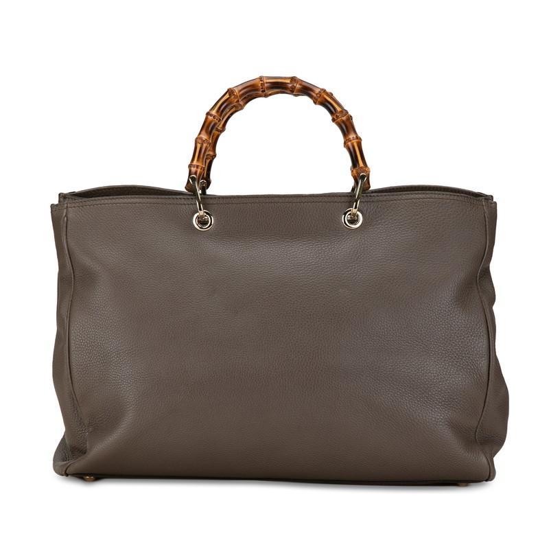 GUCCI グッチ バンブー ショッパー ラージトート ハンドバッグ  