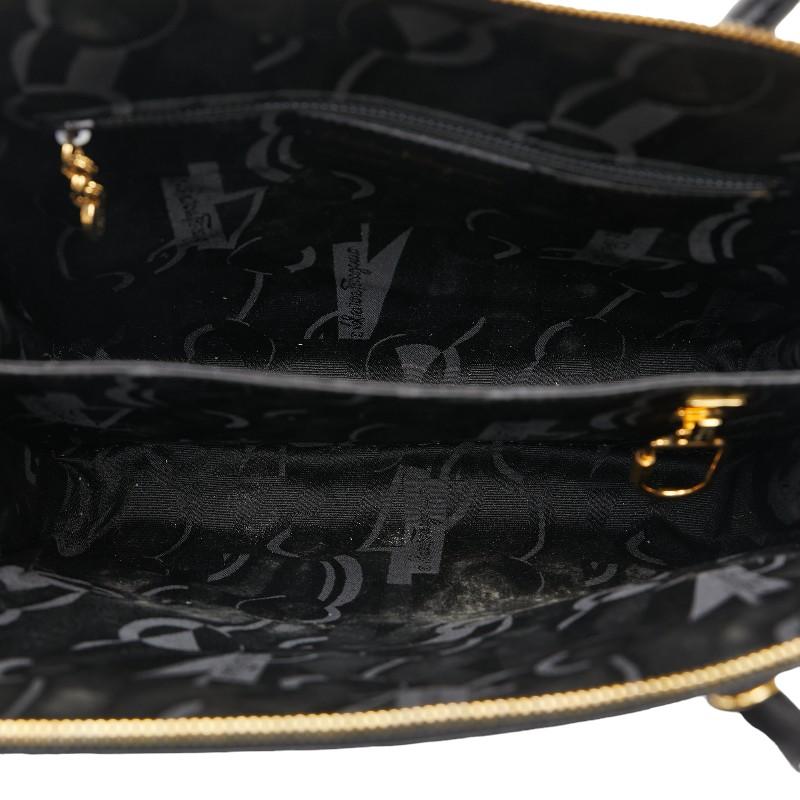 美品 サルヴァトーレフェラガモ ガンチーニ レザー 2WAY ショルダー バッグ サルバトーレフェラガモ Salvatore Ferragamo 【FERRAGAMO】フェラガモ