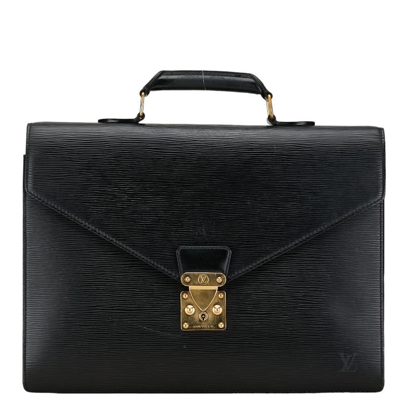 ルイヴィトン M54422 エピ レザービジネスバッグ ブリーフケース ブラック LOUIS VUITTON ルイ ヴィトン エピ セルヴィエット コンセイエ