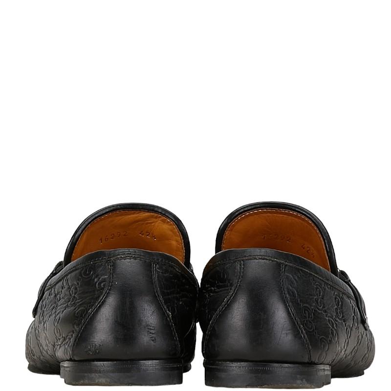 GUCCI グッチ ホースビット レザー ローファー ブラック 42 1/2 by 