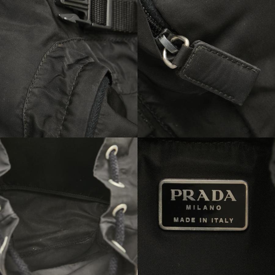 PRADA（プラダ） 三角ロゴプレート リュック バックパック ブラック