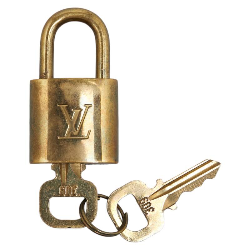 LOUIS VUITTON ルイ ヴィトン パドロック カデナ 南京錠 ゴールド 