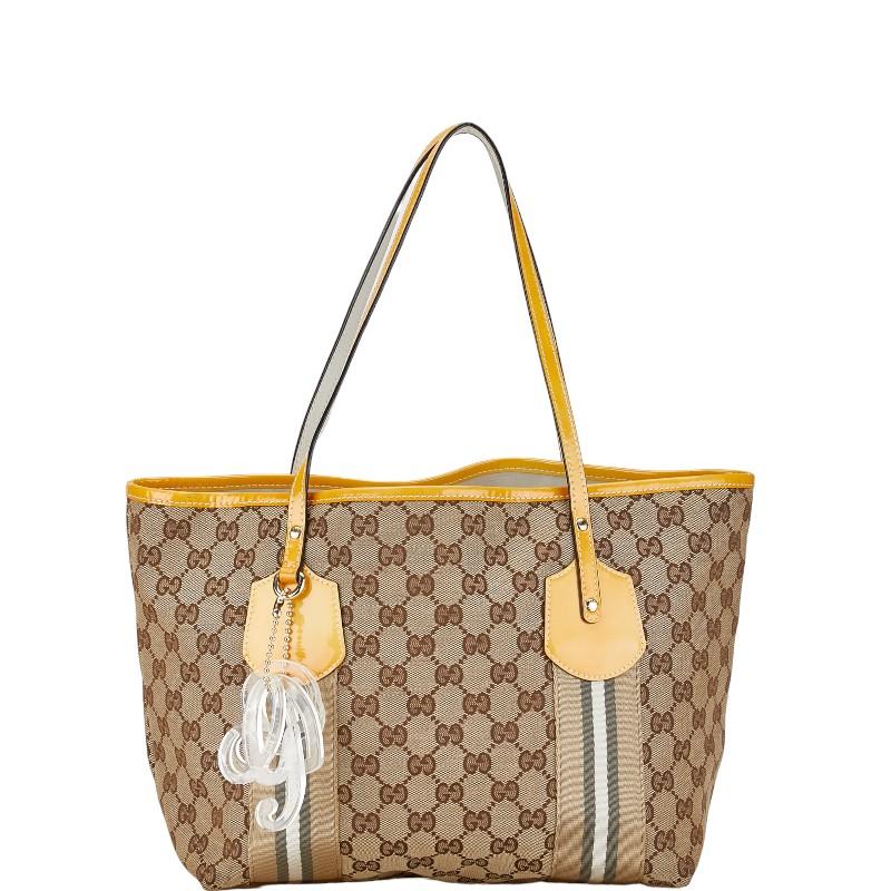 GUCCI（グッチ） GGキャンバス ジョリー ハンドバッグ トートバッグ