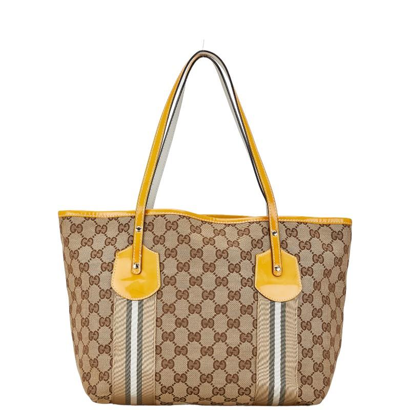 GUCCI グッチ GGキャンバス ジョリー ハンドバッグ トートバッグ 