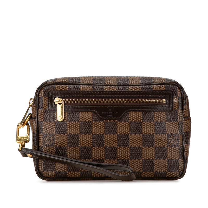 LOUIS VUITTON ルイ ヴィトン ダミエ ポシェット ビエ マカオ クラッチ 