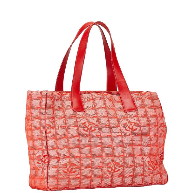 CHANEL シャネル ニュートラベルライン キャップ 赤 ナイロン Mサイズ 2025年】お歳暮ギフト M キャップ シャネル ナイロン ニュー