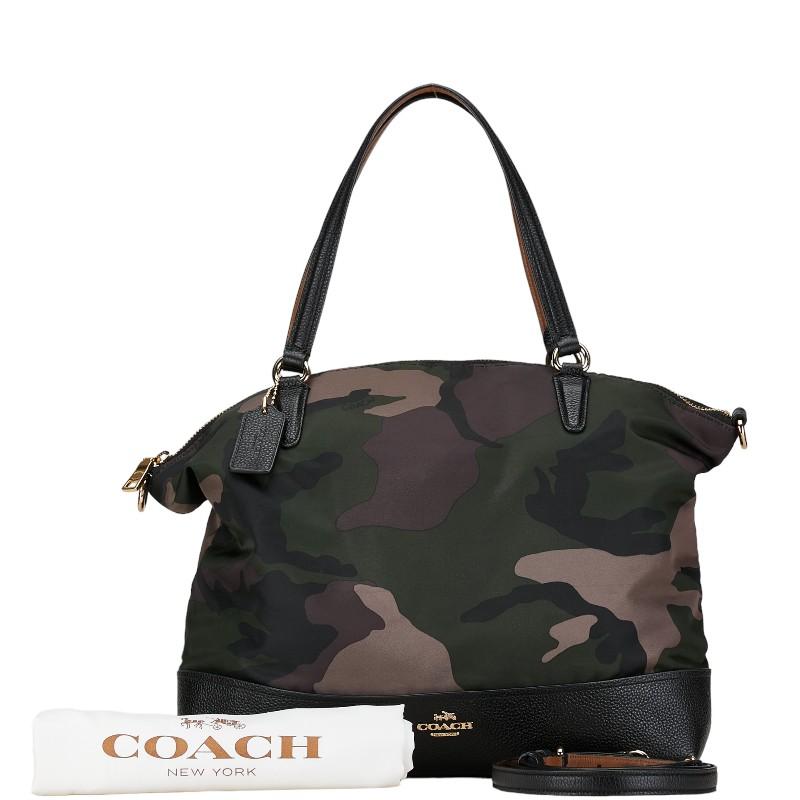 COACH（コーチ） 迷彩 ハンドバッグ ショルダーバッグ2WAY F17777