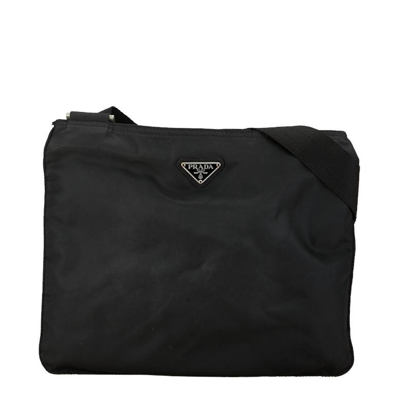 PRADA プラダ 三角ロゴプレート サコッシュ 斜め掛け ショルダーバッグ 