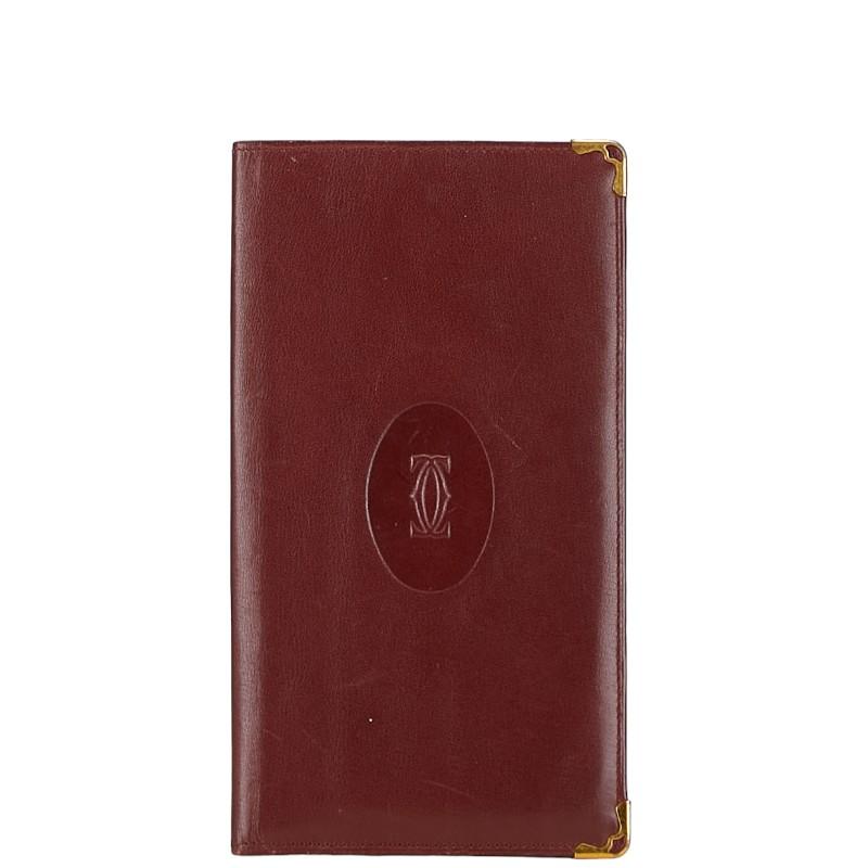 Cartier カルティエ マストライン 長財布 ロングウォレット ボルドー 