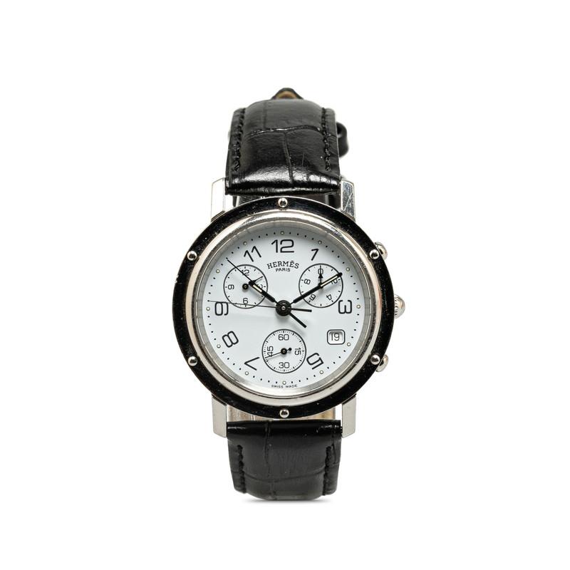 Hermes エルメス　クリッパー　腕時計　CL1 910 HERMES エルメス クリッパー クロノ 腕時計 CL1.910 クオーツ
