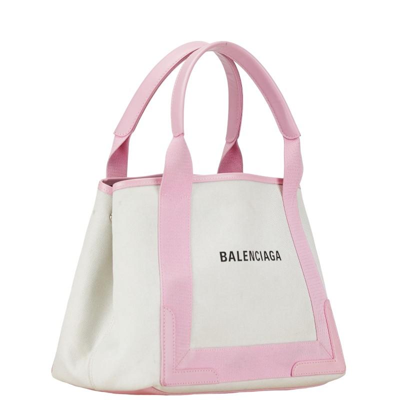 BALENCIAGA（バレンシアガ） ネイビーカバスS ハンドバッグ トート 
