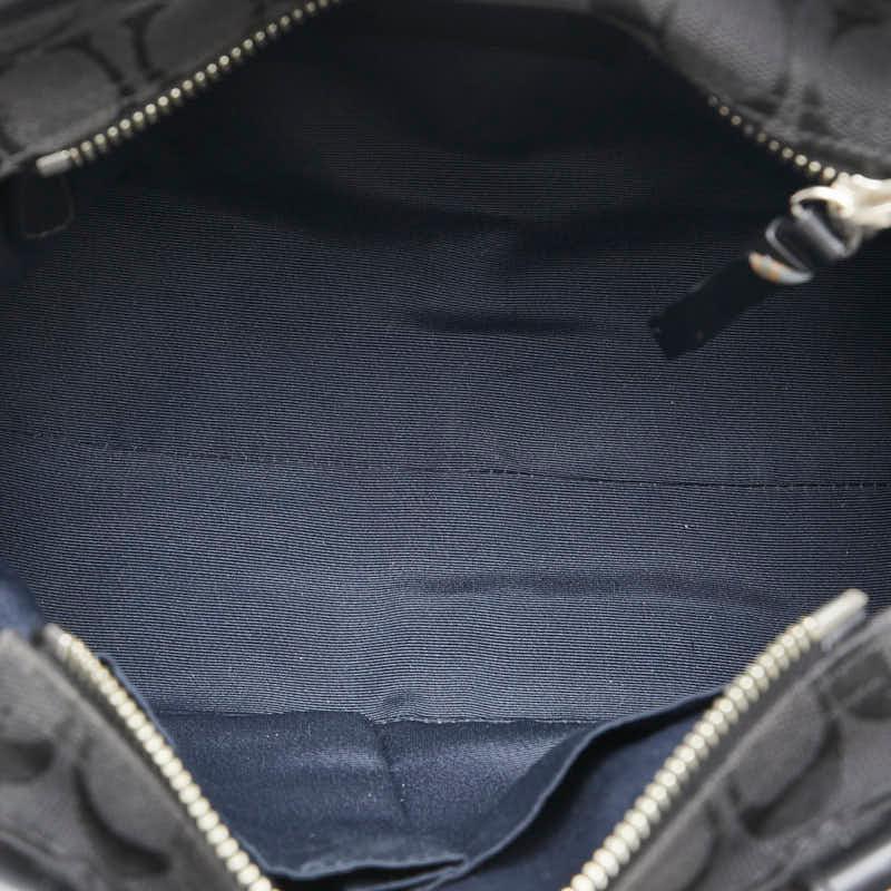 COACH コーチ シグネチャー ハンドバッグ 8K06 ブラック