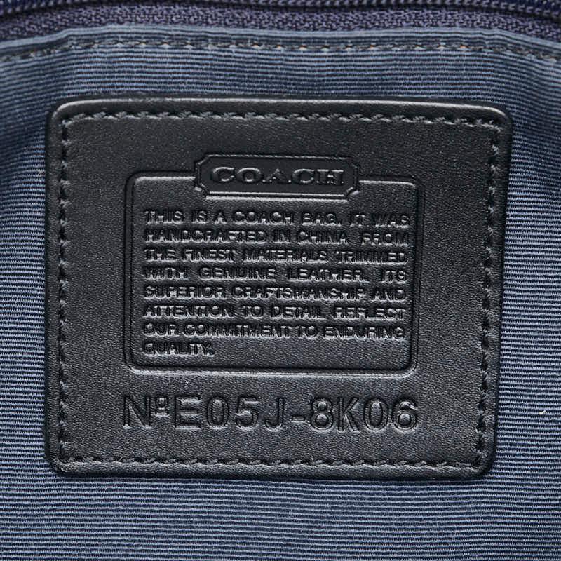 COACH（コーチ） シグネチャー ハンドバッグ 8K06 ブラック キャンバス