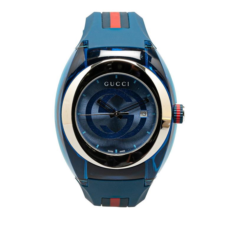 GUCCI（グッチ） SYNC シンク ブルーダイヤル 腕時計 137.1 クオーツ