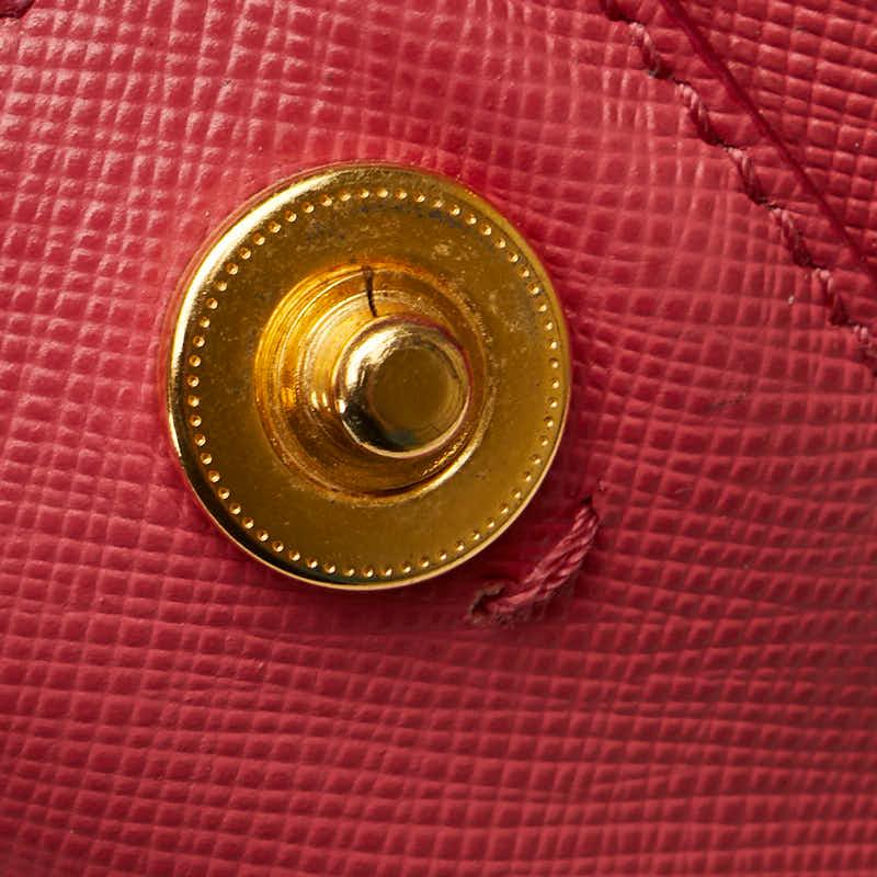 PRADA プラダ 三角ロゴプレート サフィアーノ ハンドバッグ ショルダー