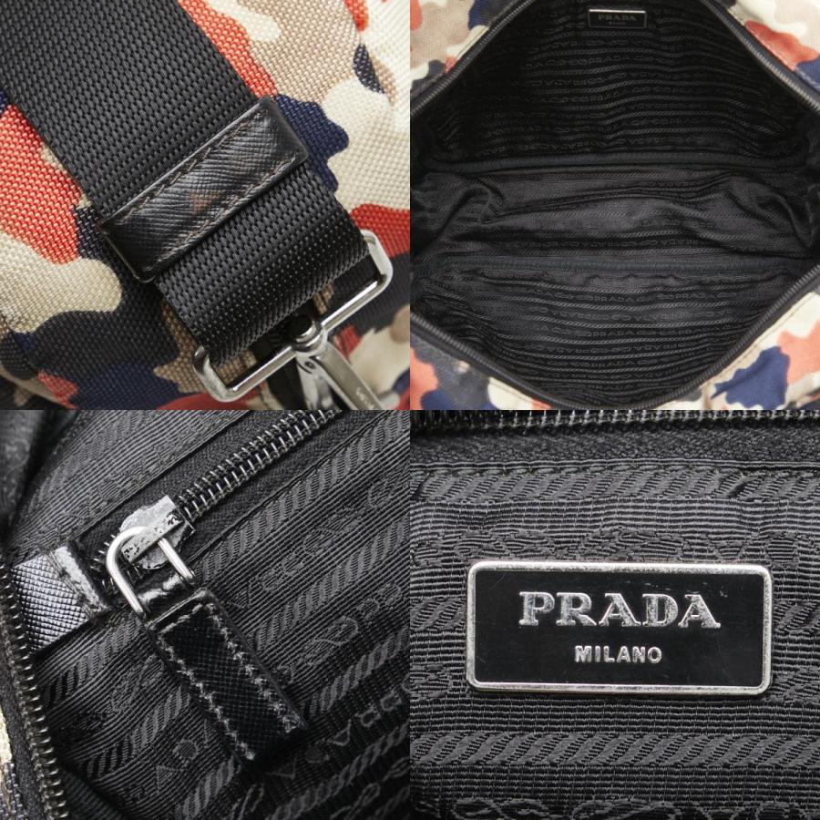 PRADA プラダ 三角ロゴプレート 迷彩 カモ柄 ハンドバッグ PRADA プラダ 三角ロゴプレート 迷彩 カモ柄 ハンドバッグ