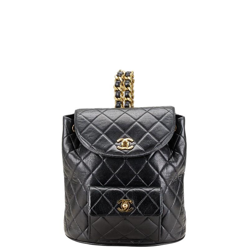 CHANEL シャネル マトラッセ ココマーク チェーン リュック バック  