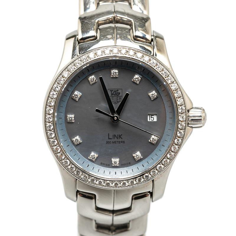 美品 TAGHEUER リンク 腕時計 クオーツ WJ1316 ブルーシェル