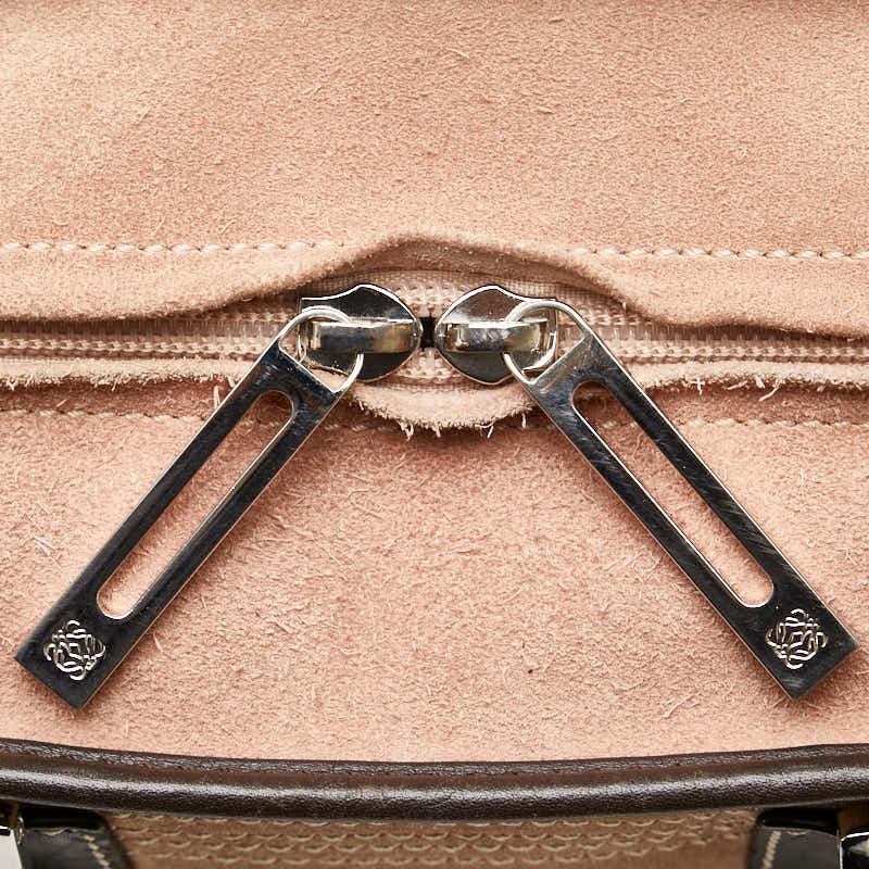 LOEWE（ロエベ） アナグラム アマソナ ハンドバッグ 060705 ベージュ