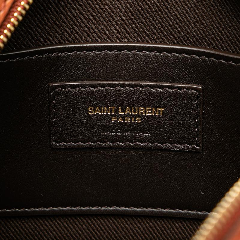 イヴサンローラン  Yves Saint Laurent   ル  モノグラム  クールバッグ  675260  ブラウン  PVC  レザー ショルダー 美品 バッグ ASUS（エイスース） サンローラン ル モノグラム クールバッグ