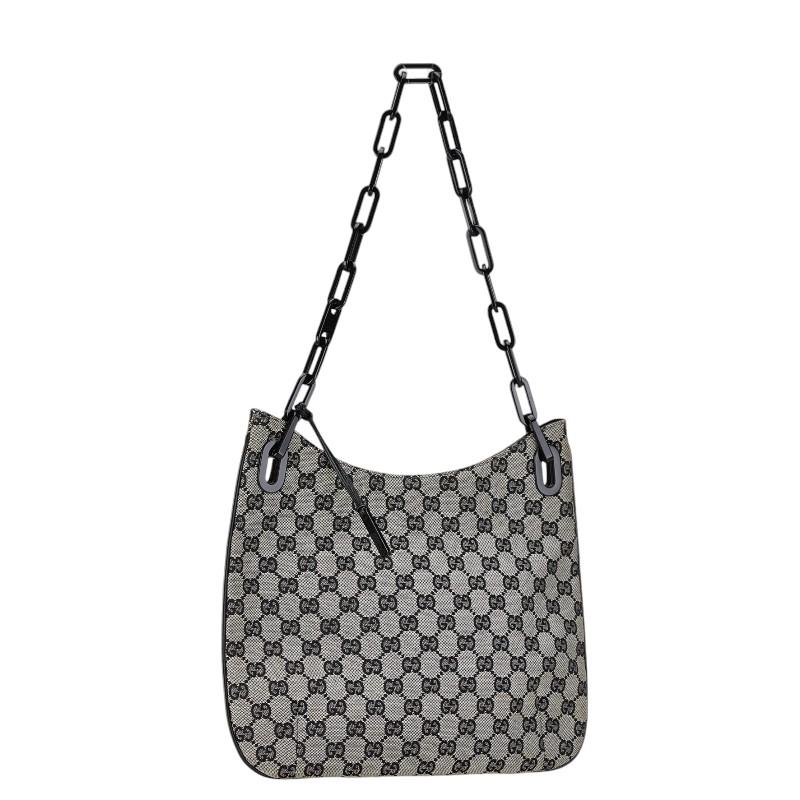 美品✨GUCCI グッチ　ショルダーバッグ　gg柄　キャンバンス　131236 GUCCI（グッチ） GGキャンバス チェーン ショルダーバッグ 001 4168
