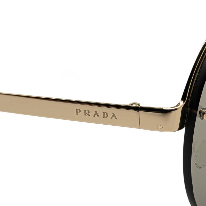 PRADA プラダ ラウンド型 サングラス SPR65T ブラウン ゴールド PRADA プラダ ラウンド型 サングラス SPR65T ブラウン ゴールド