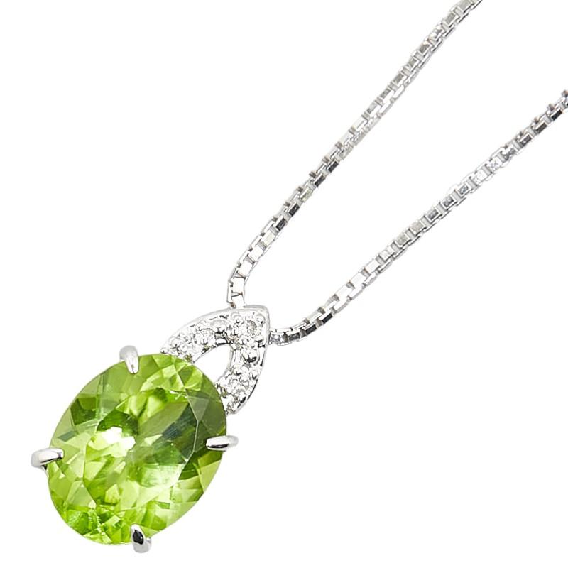 185）天然メレダイヤ0.11ct K18WGペンダントトップ