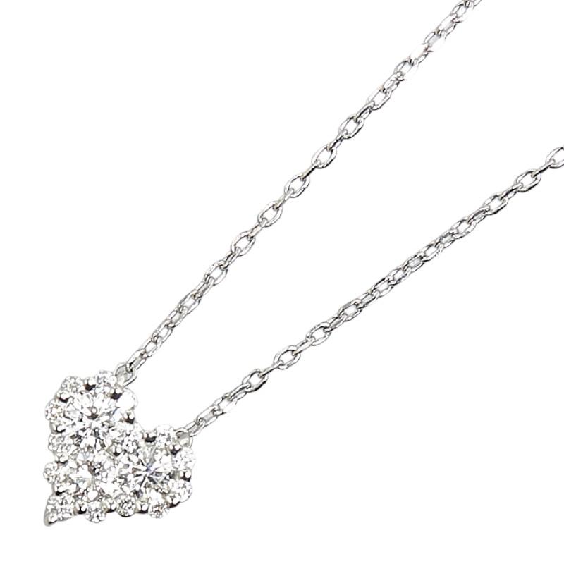 ヴァンドーム青山 Pt950 プラチナ Pt850 ダイヤ0.30ct ハート モチーフ  