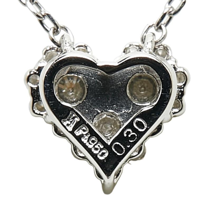 ヴァンドーム青山 Pt950 プラチナ Pt850 プラチナ ダイヤ0.30ct ハート  